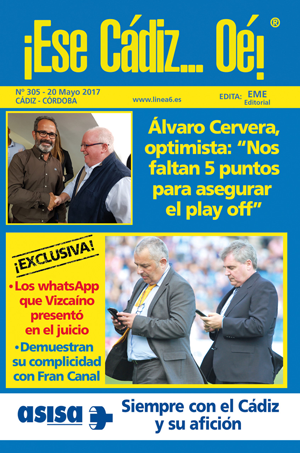 ¡Ese Cádiz…Oé! núm. 305 temporada 2016/17
