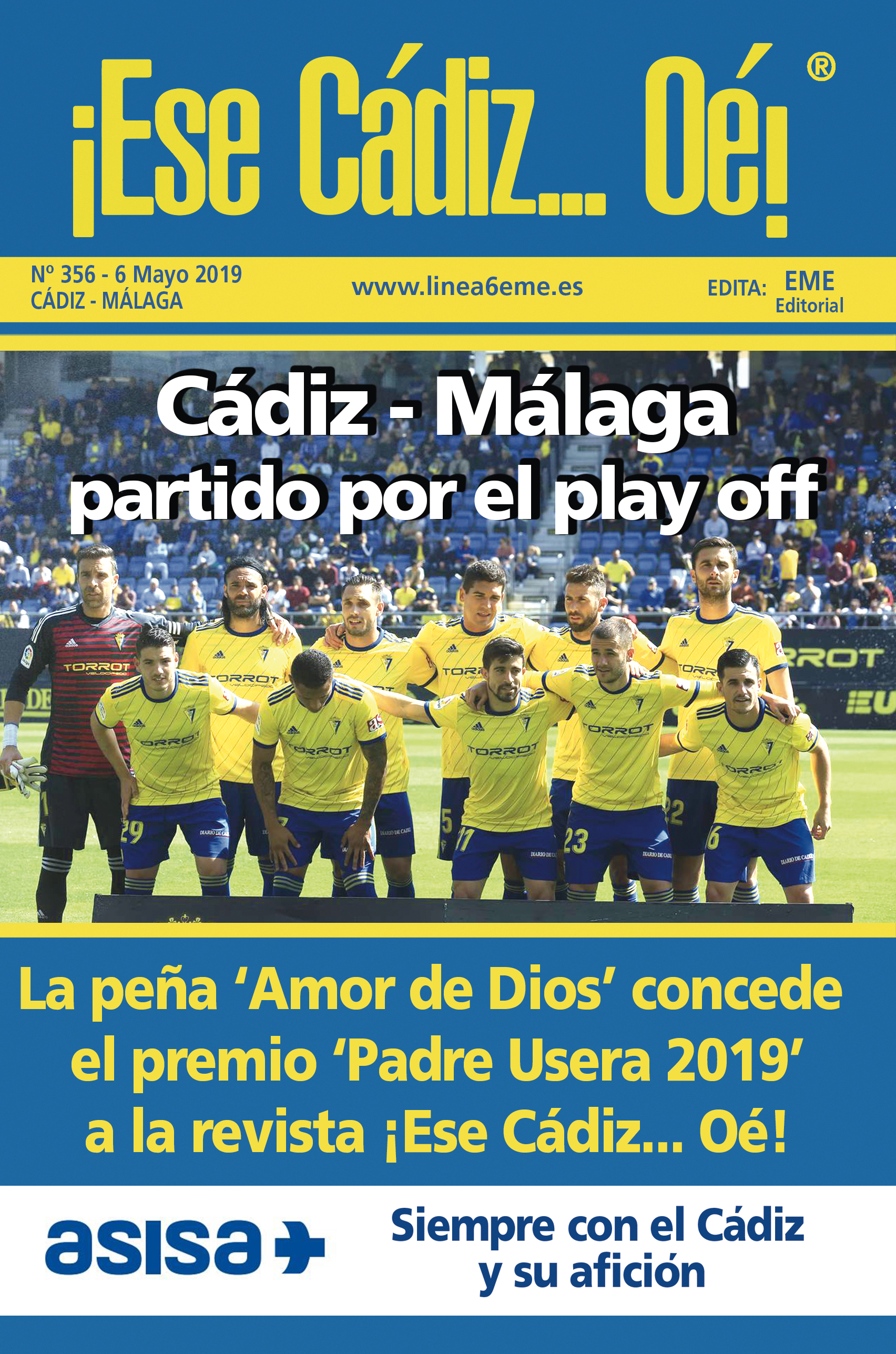 ¡Ese Cádiz…Oé! núm. 356 Temporada 2018/19