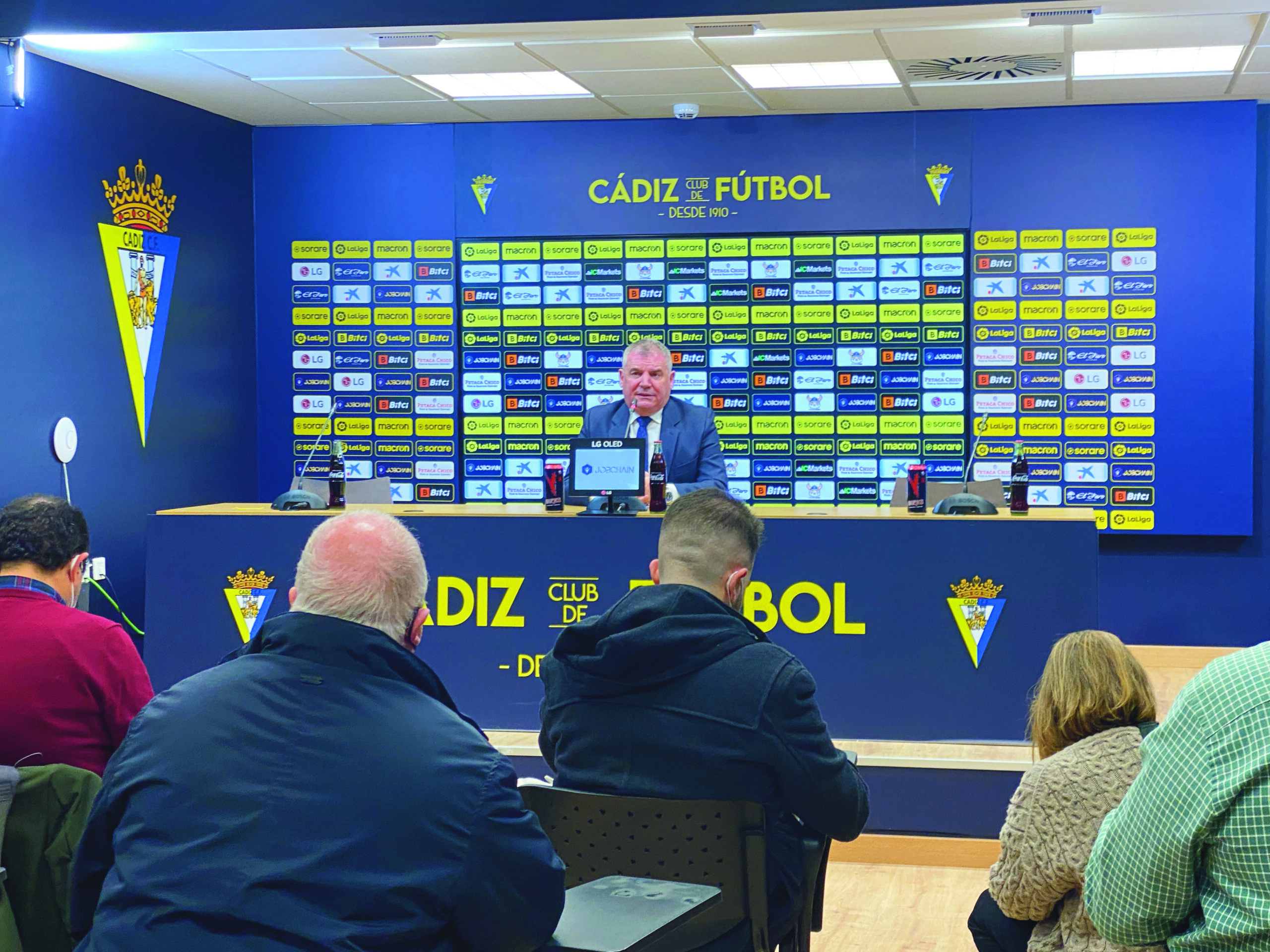 Rueda de prensa de Manuel Vizcaíno