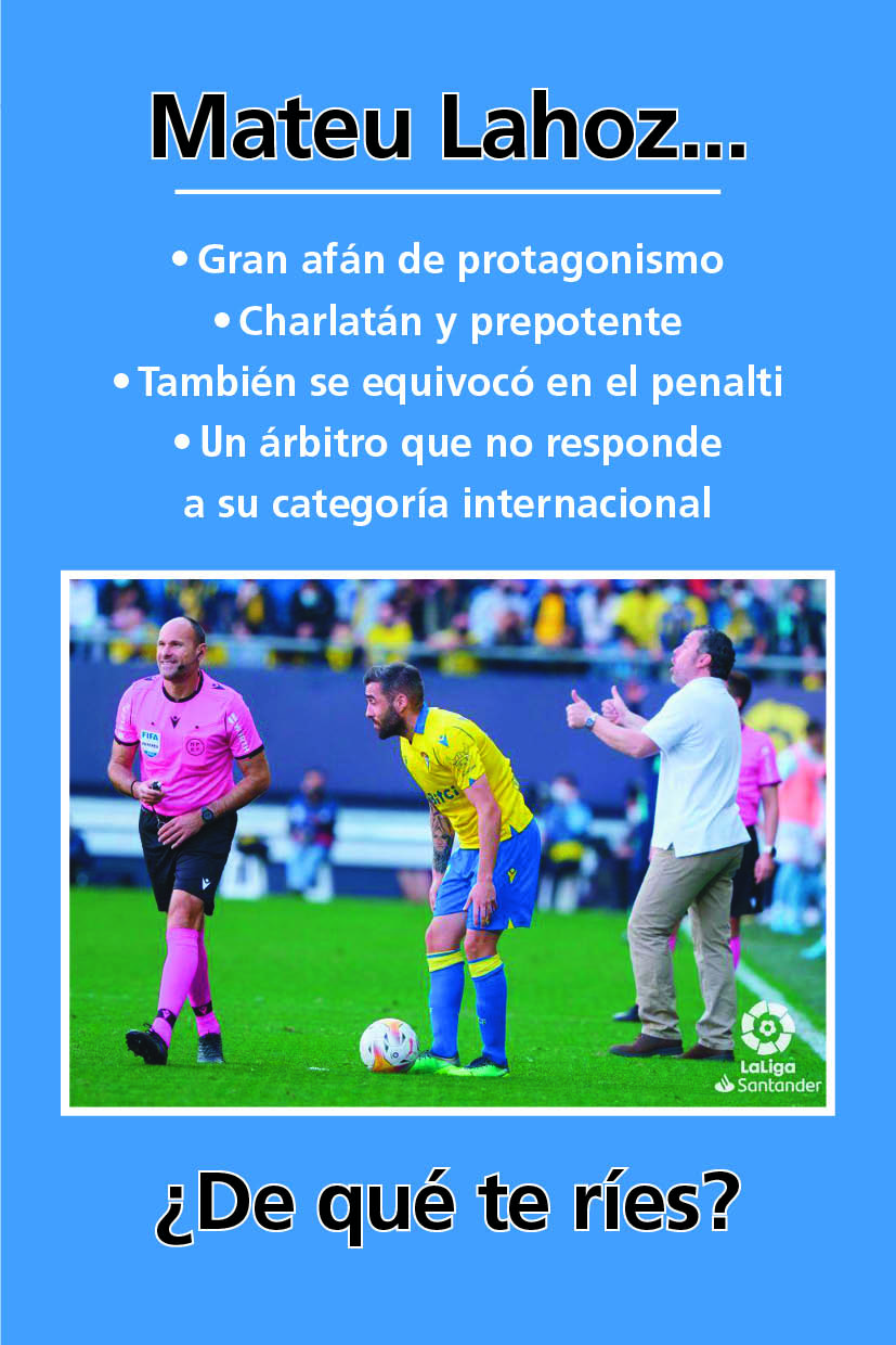 Mateu Lahoz…¿de qué te ríes?