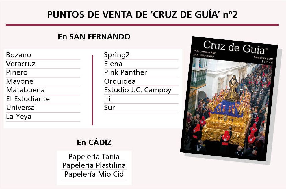 Puntos de venta Cruz de Guía en San Fernando