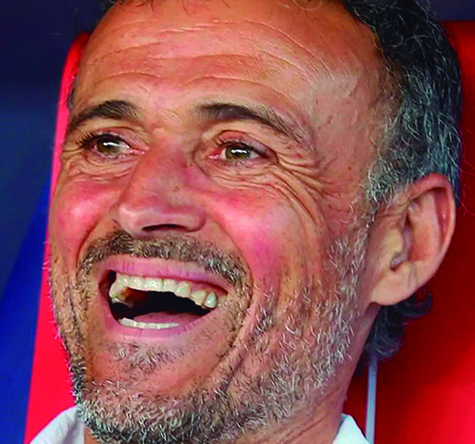 ¿De qué te ríes Luis Enrique?