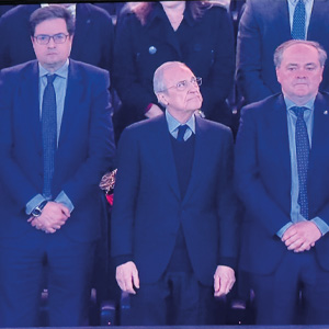 Homenaje en el Estadio Bernabéu