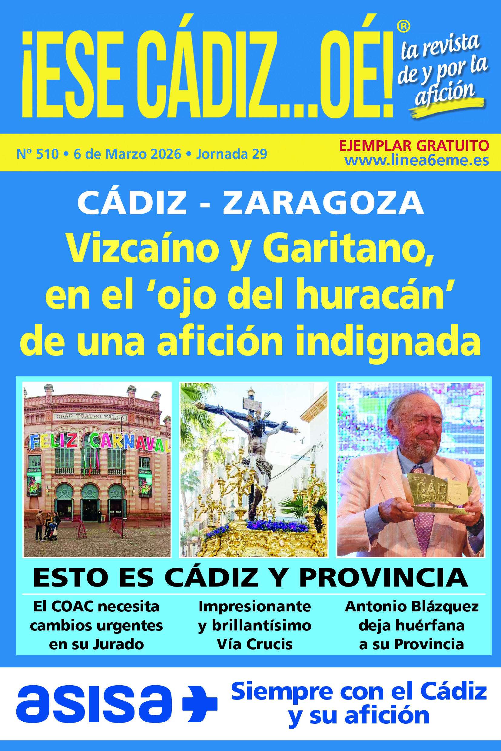 ¡ESE CÁDIZ…OÉ! NÚM. 510