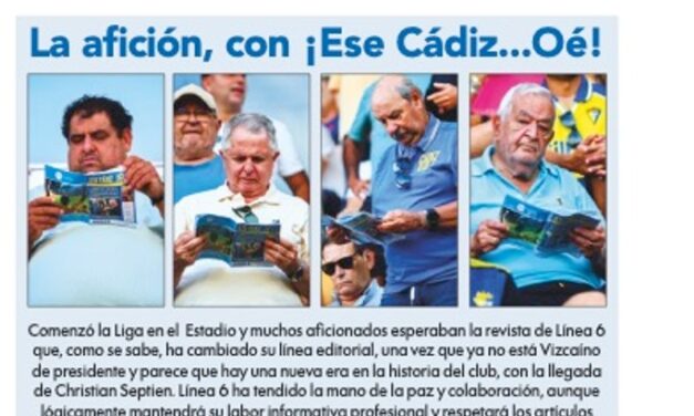 La afición, con ¡Ese Cádiz…Oé!